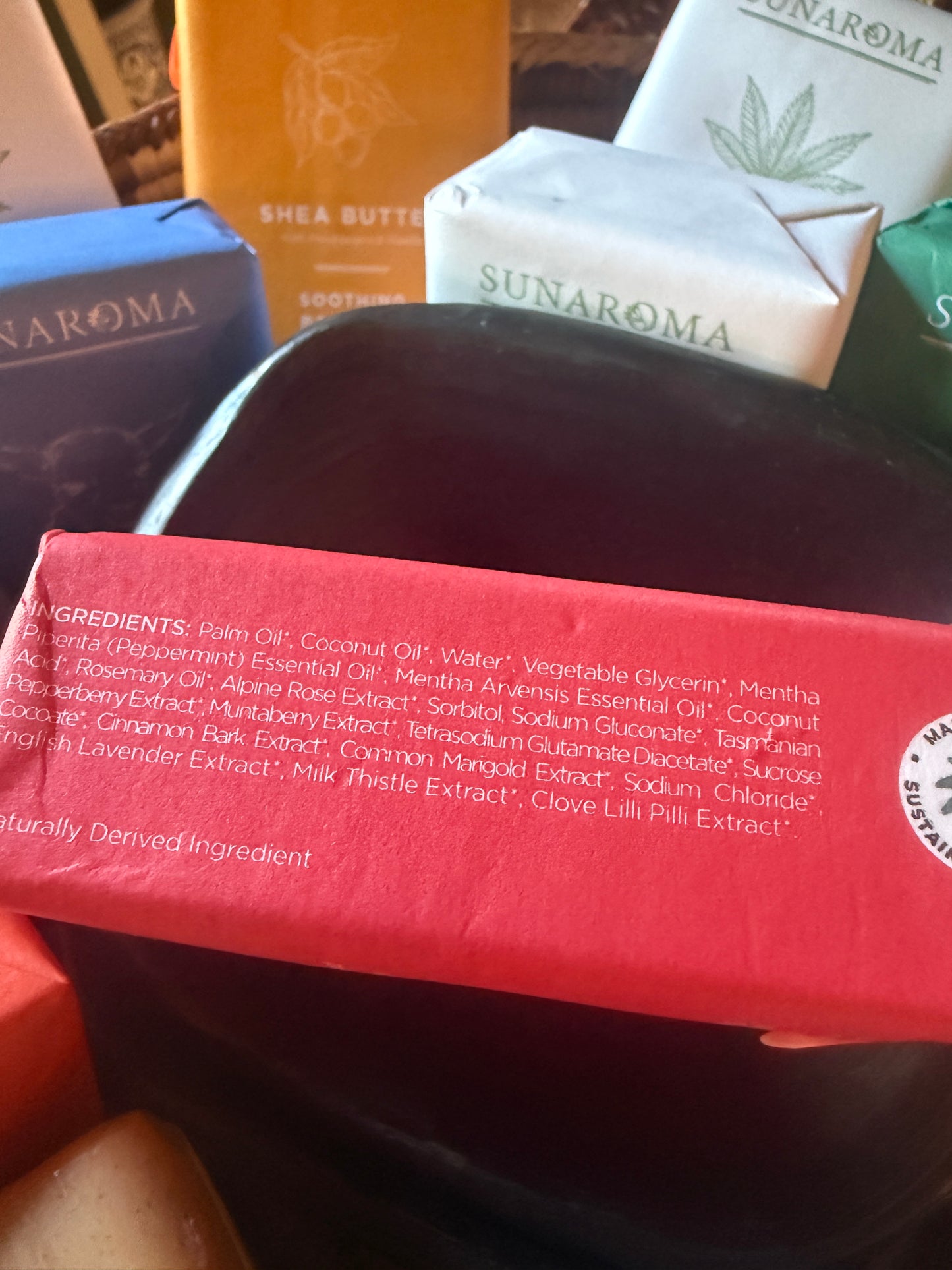 Sunroma Peppermint Soap