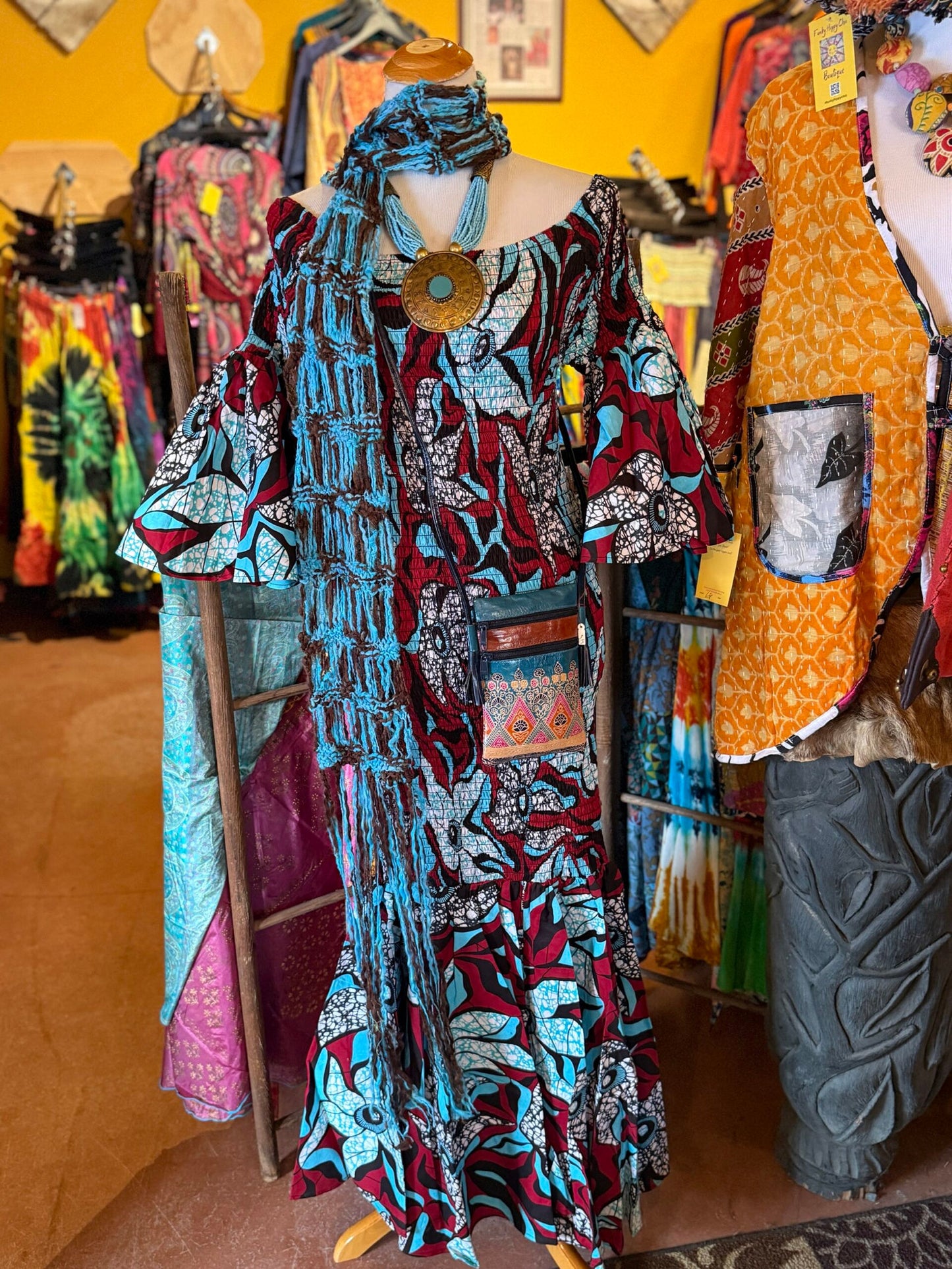 African mermaid dress Blues