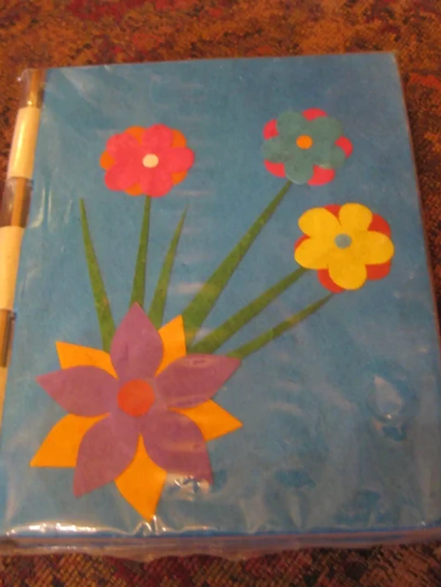 Turquoise Flower Journal