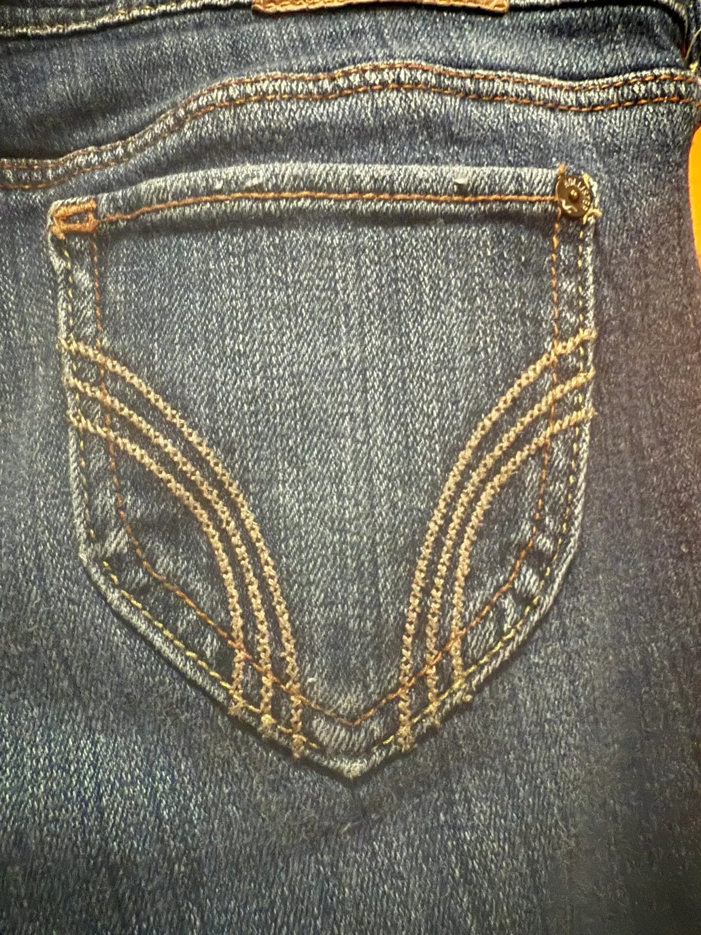 Size 1 low rise groovy jeans