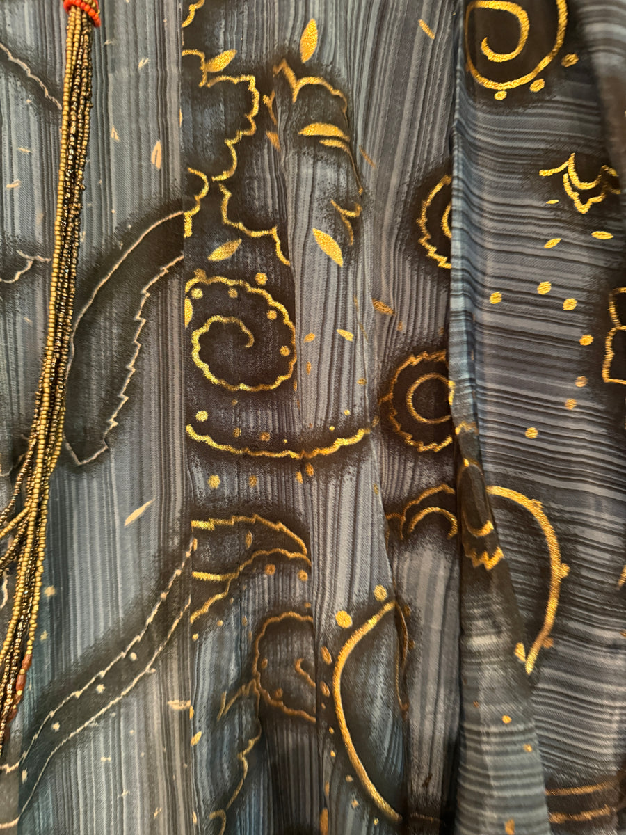 Midnight blue duster