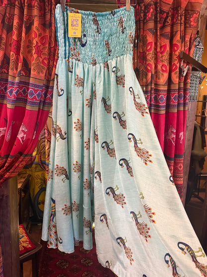 Palazzo pants peacocks