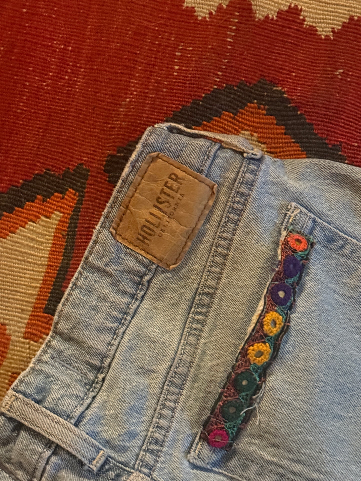 Hollister custom jean skirt