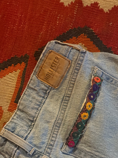 Hollister custom jean skirt
