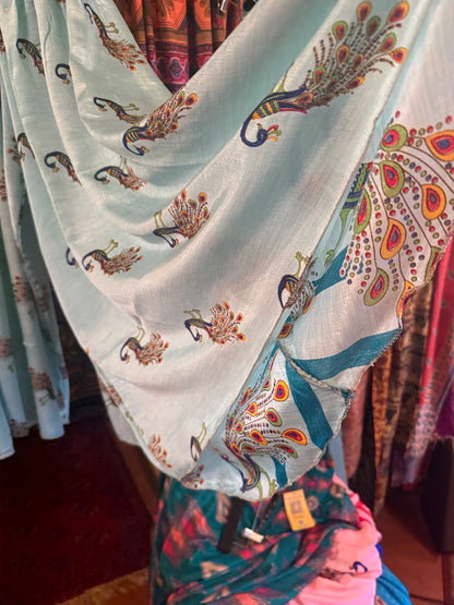 Palazzo pants peacocks