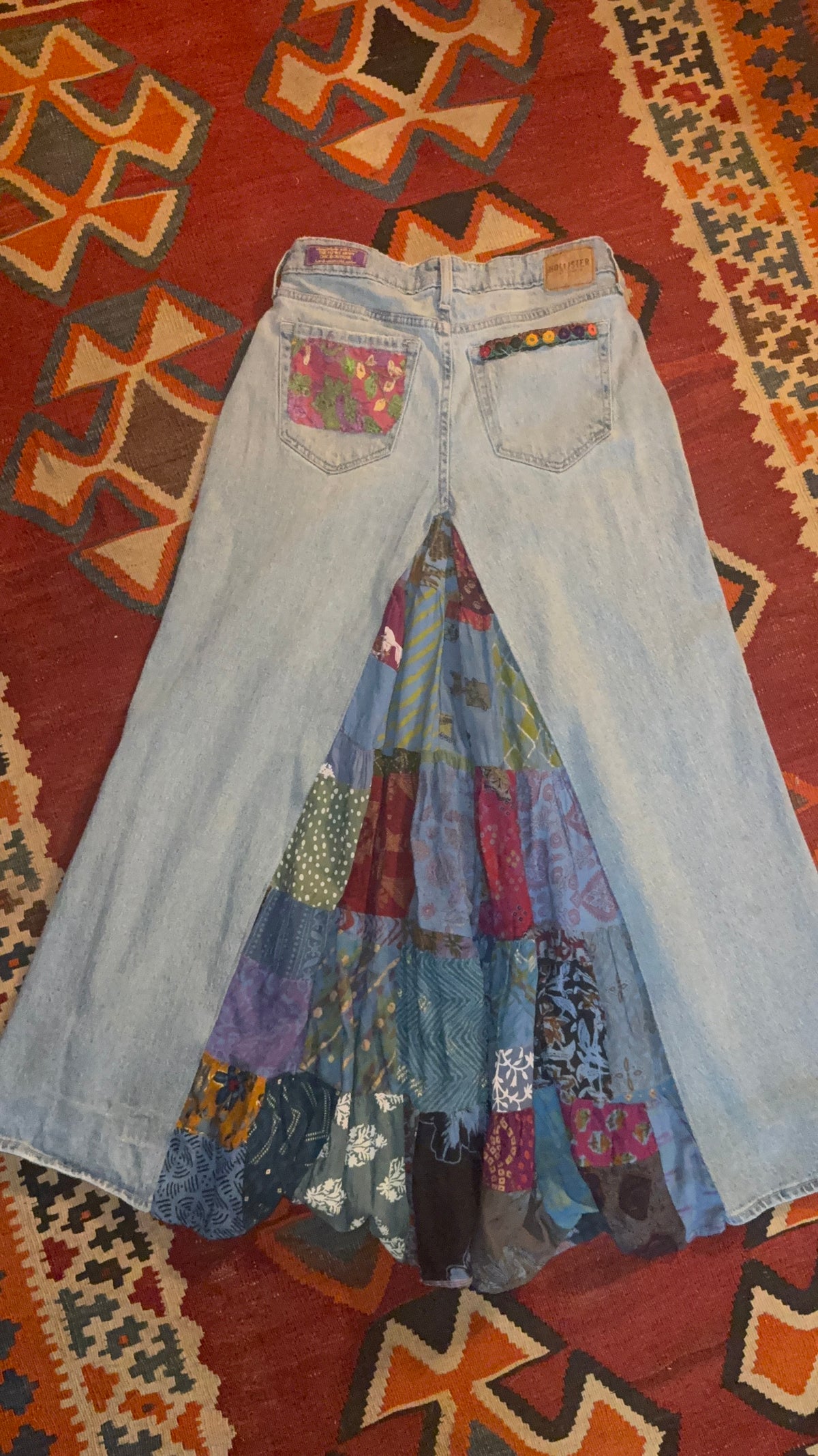 Hollister custom jean skirt