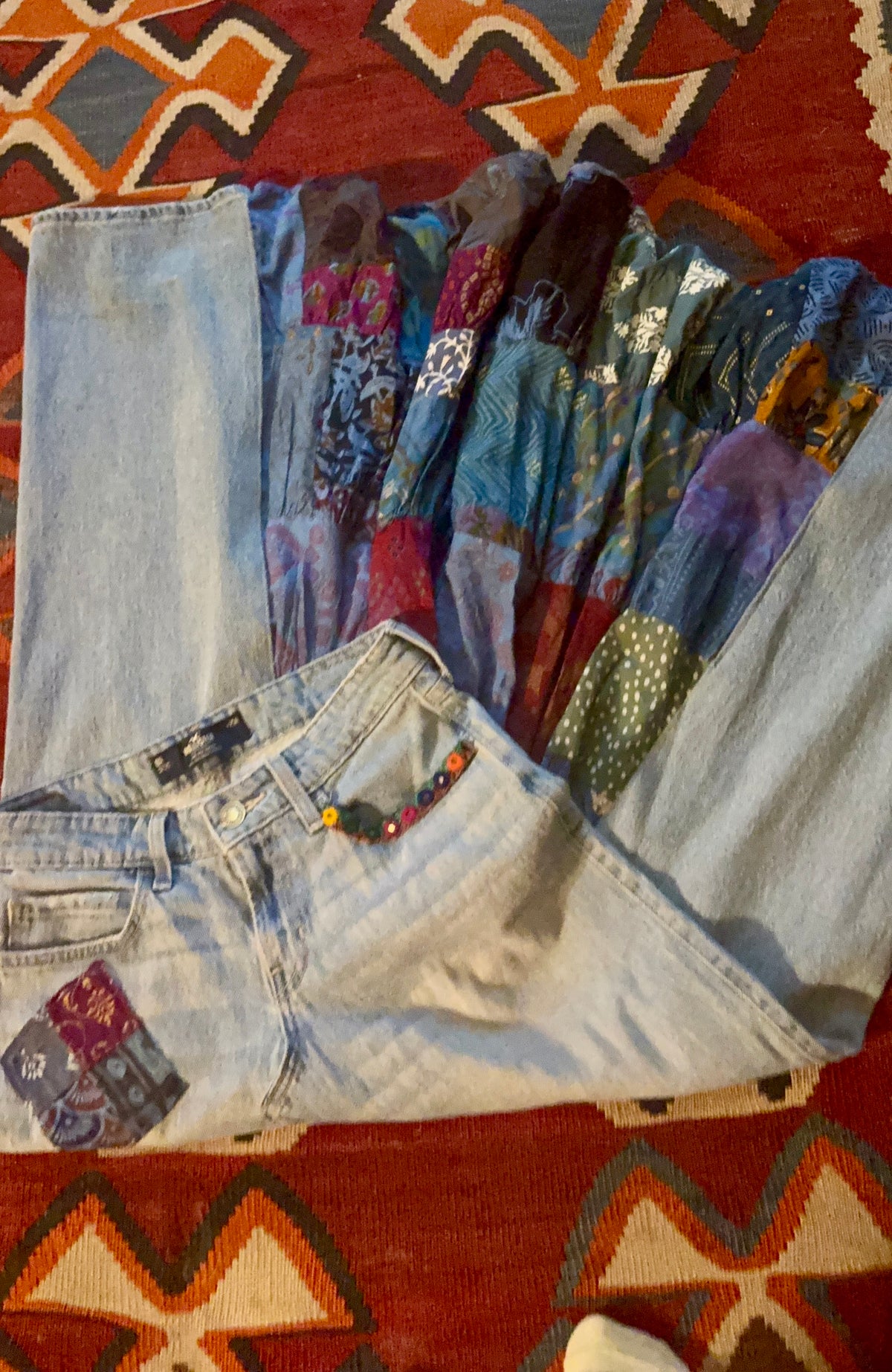 Hollister custom jean skirt