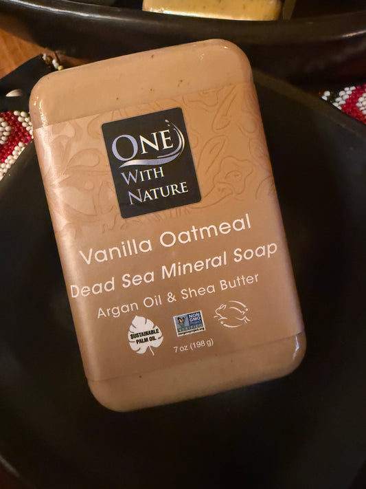 Vanilla oatmeal Dead Sea soap