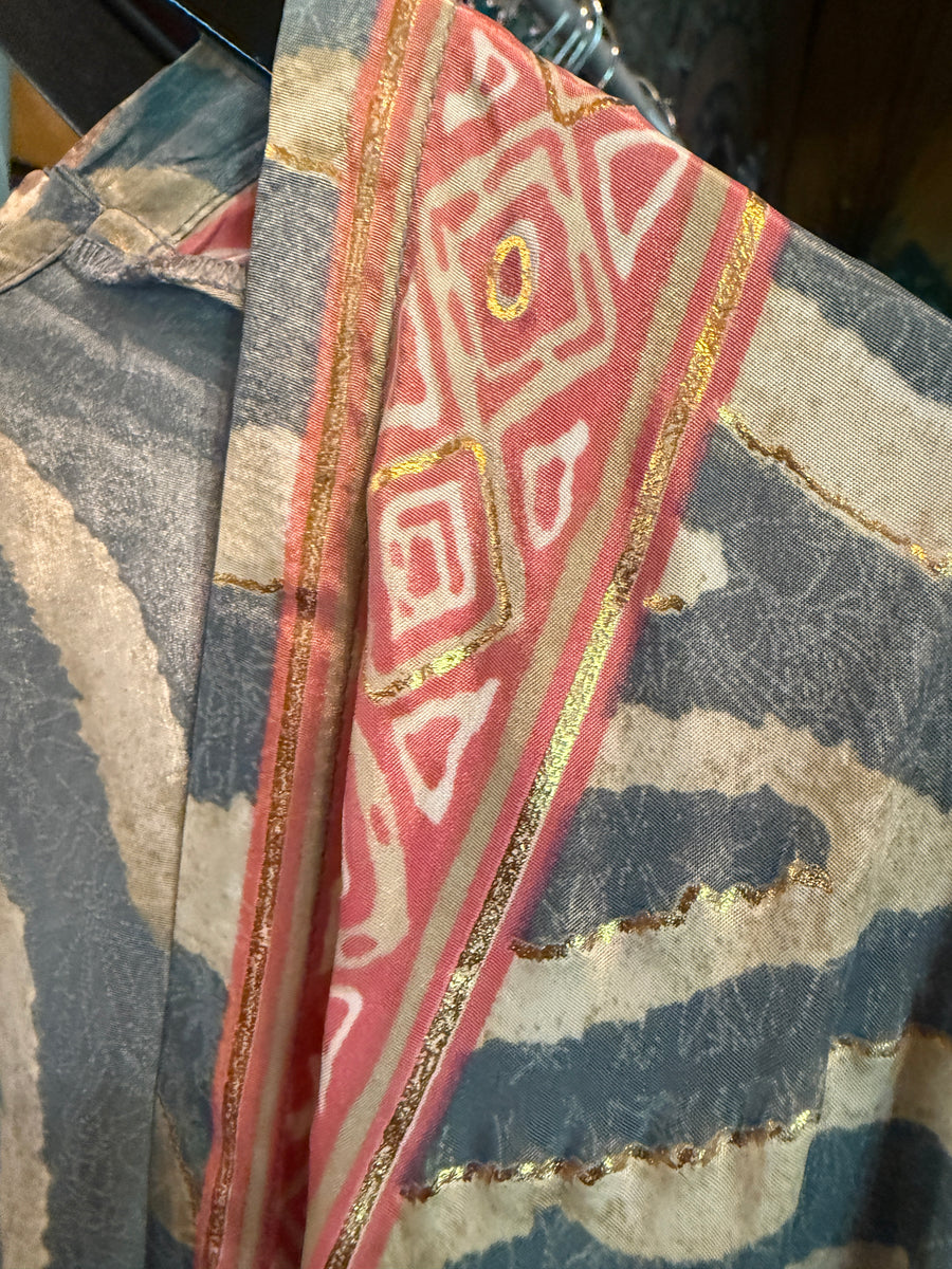 Pink Zebra Duster