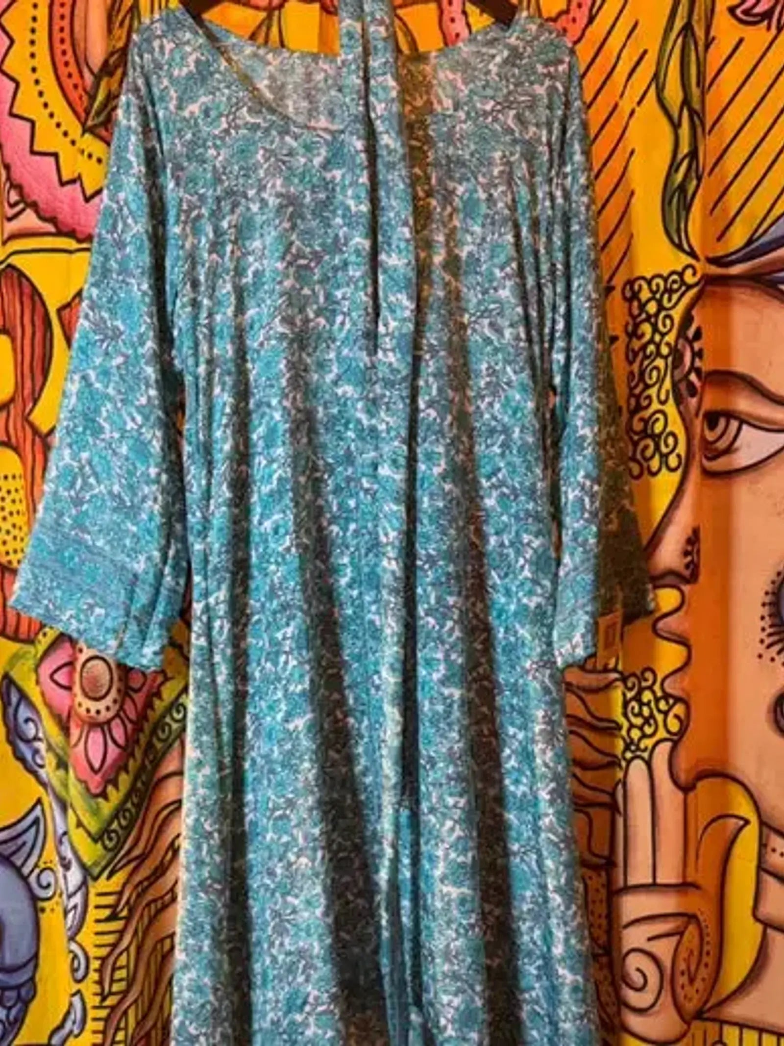 Robins egg blue Hi Lo dress