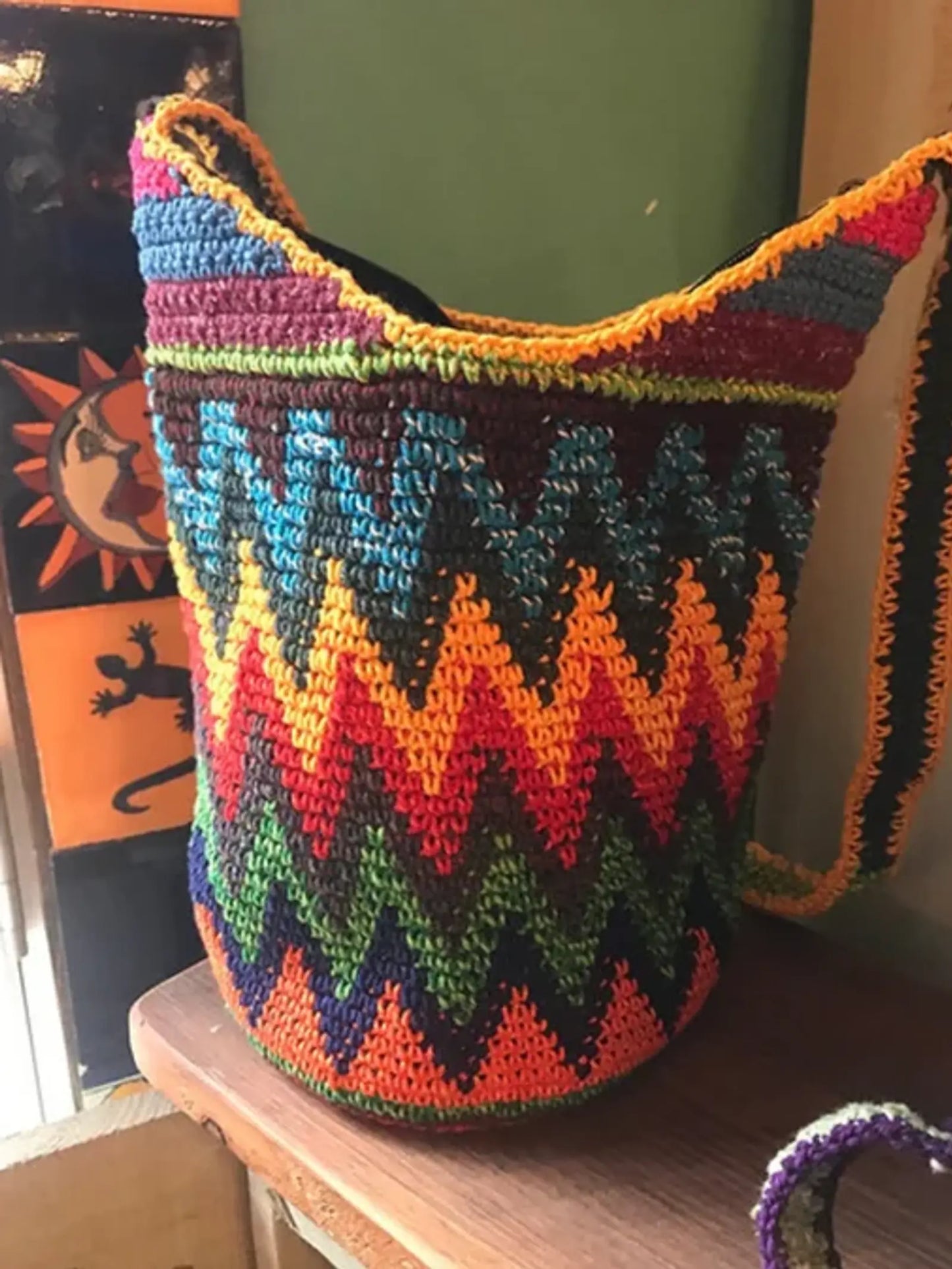 Crocheted bag