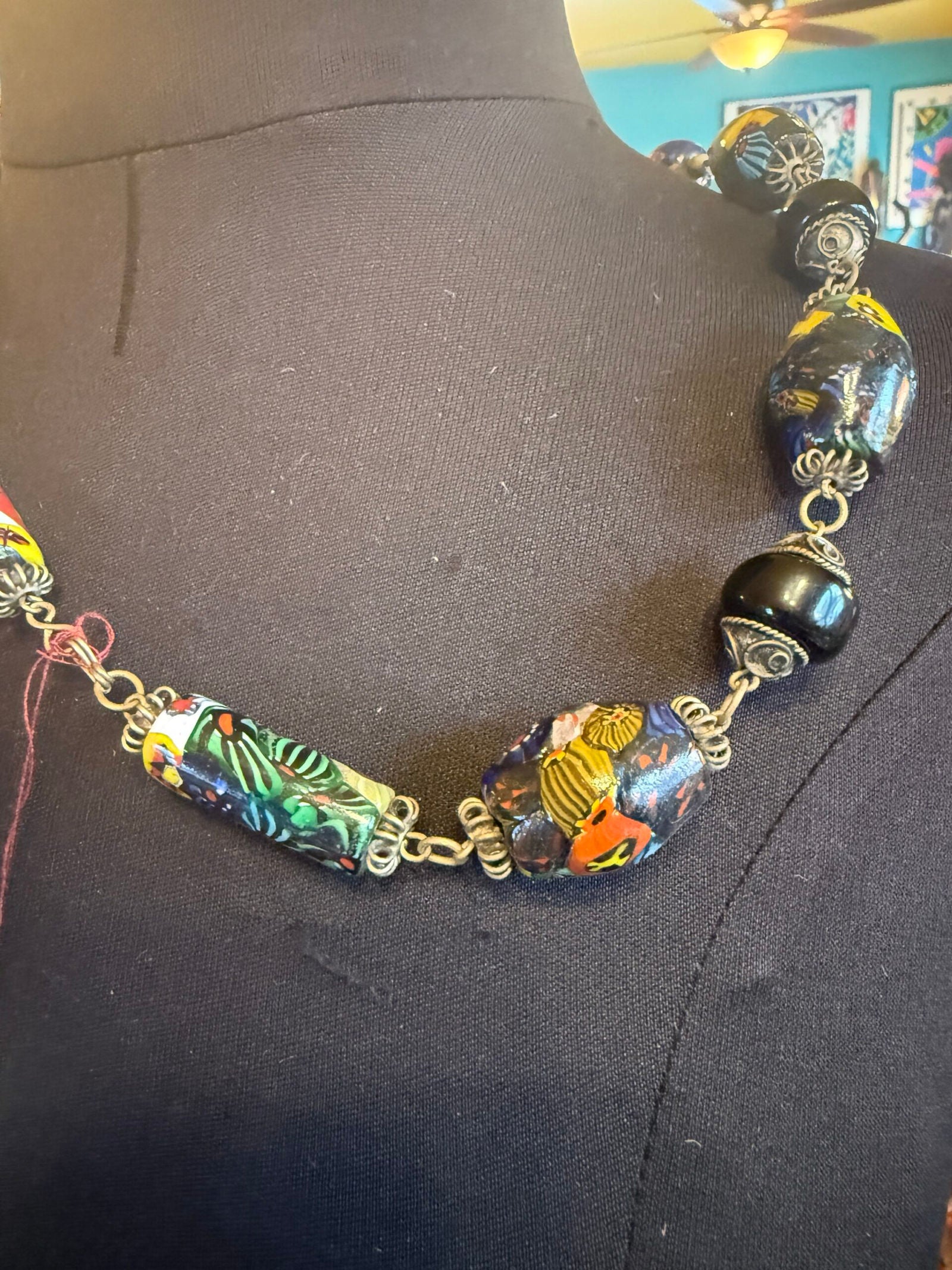 Indian Silver Filigree Necklace