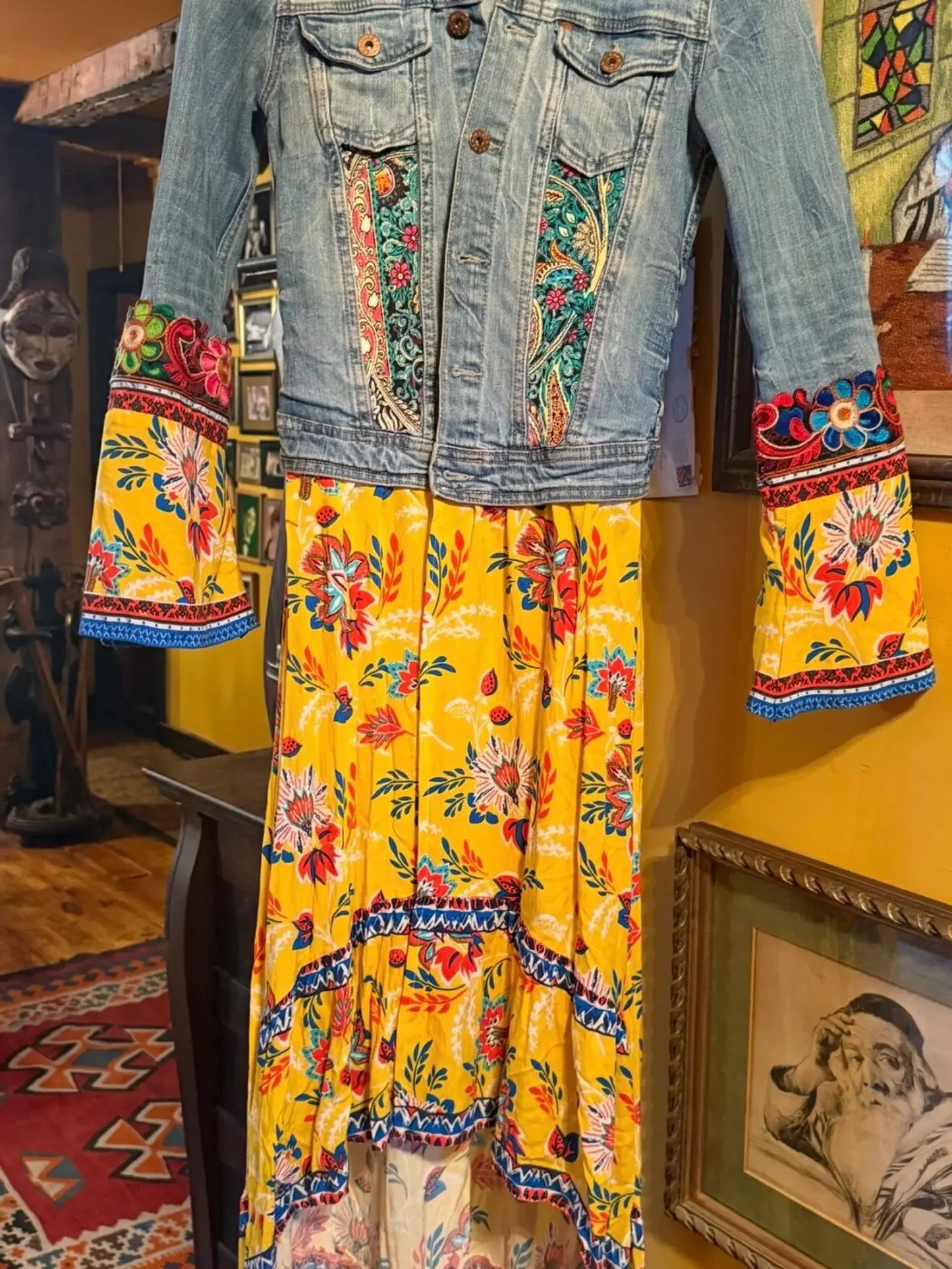 Petite jean coat jacket