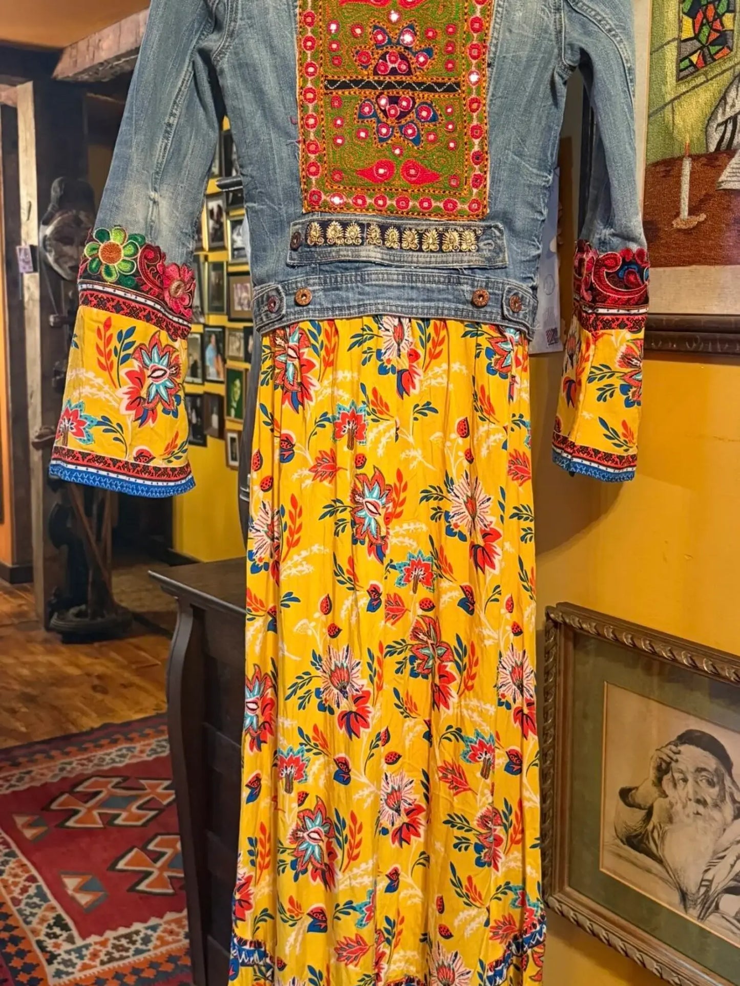 Petite jean coat jacket