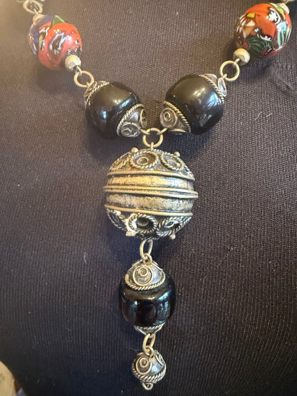 Indian Silver Filigree Necklace