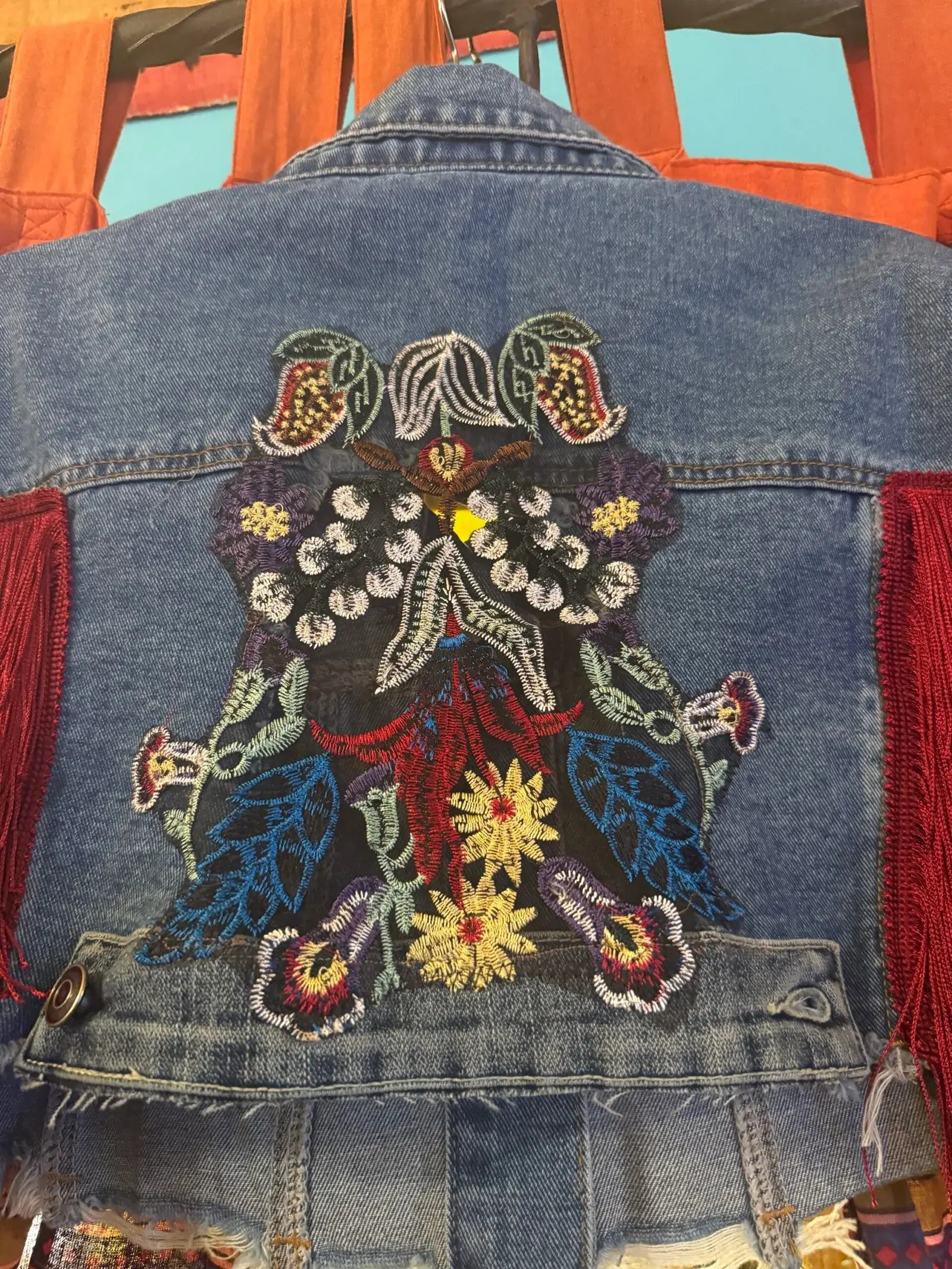 Cropped Jean Jacket Large