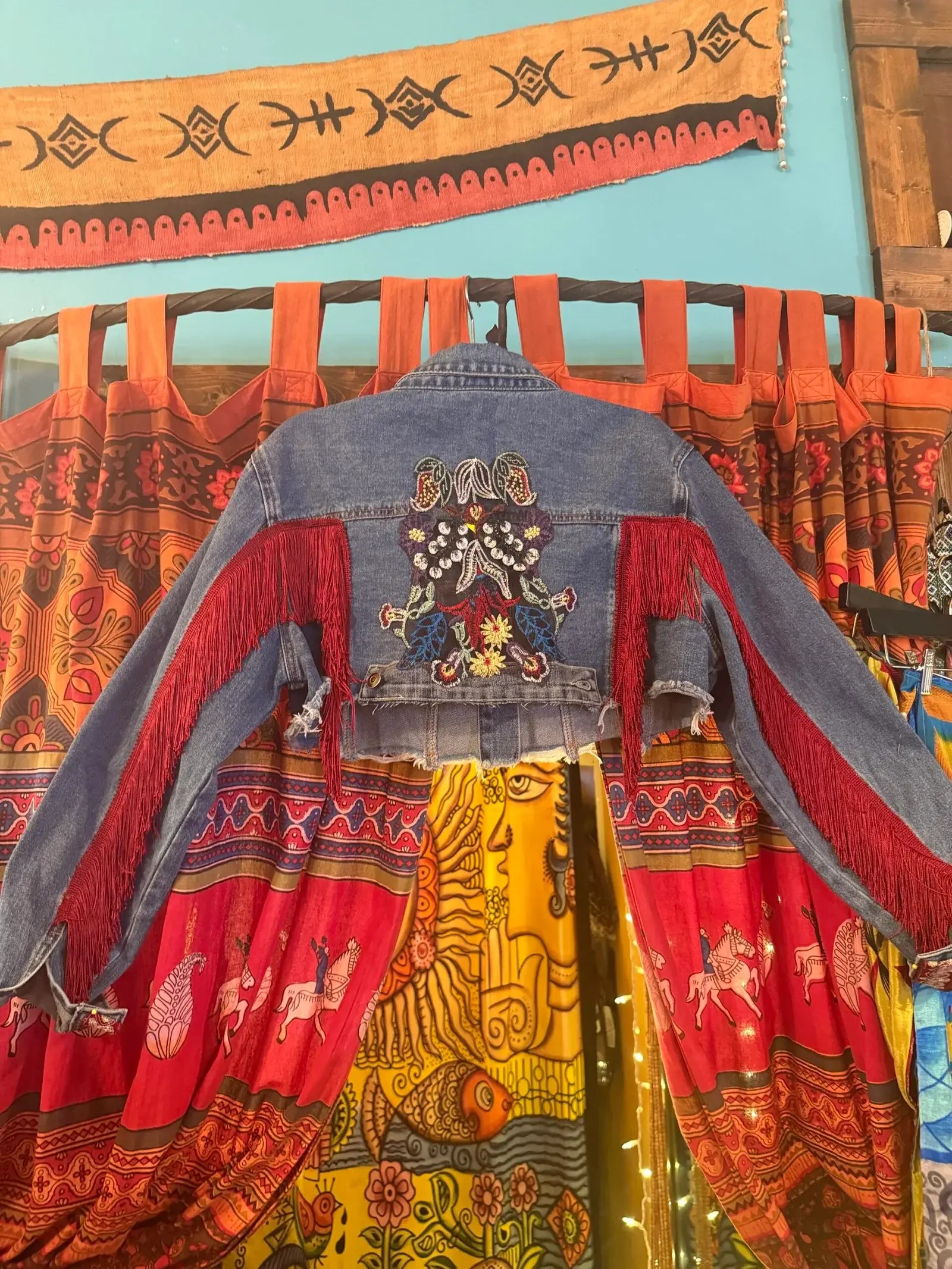 Cropped Jean Jacket Large