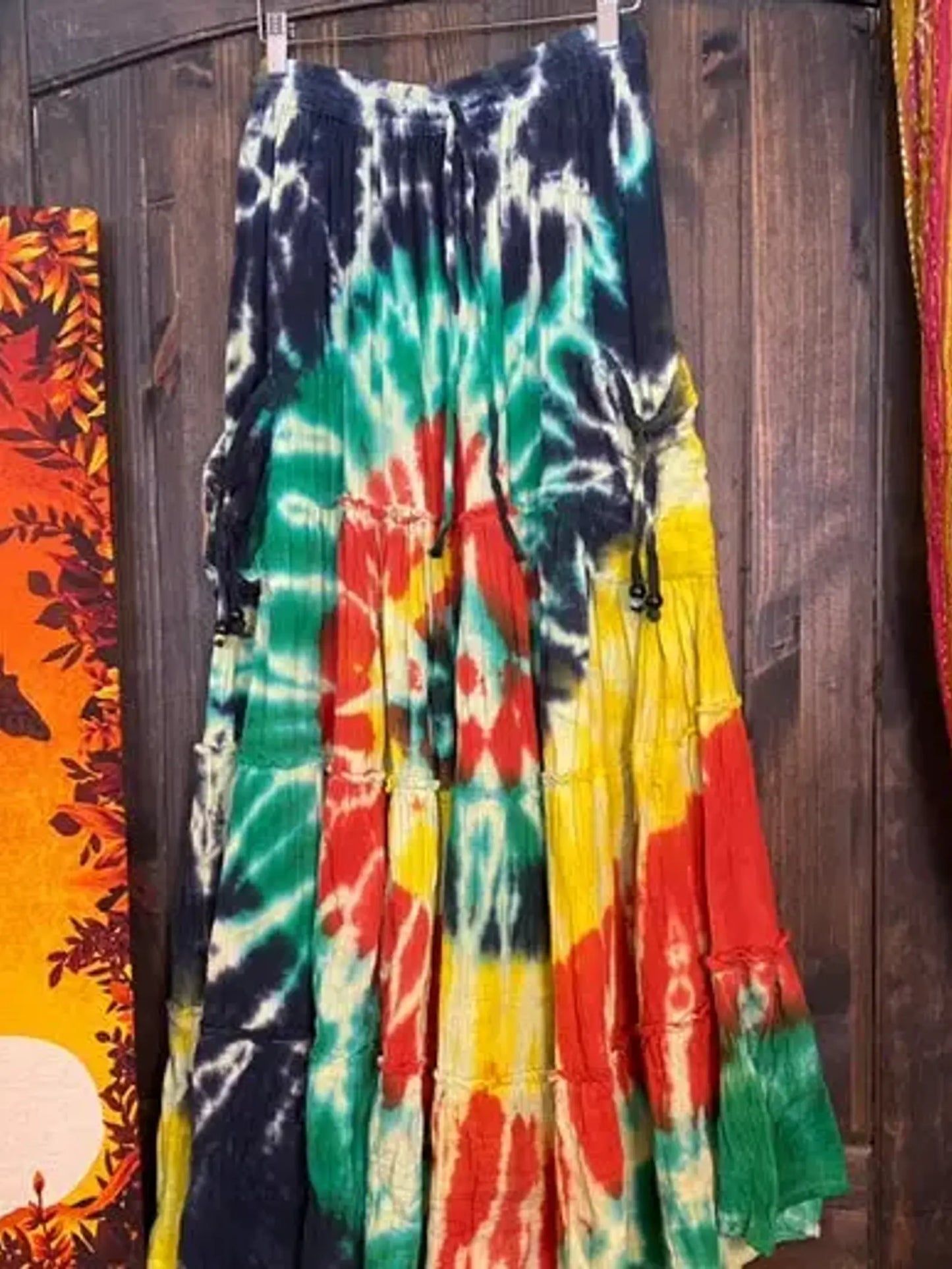 Rasta cotton skirt