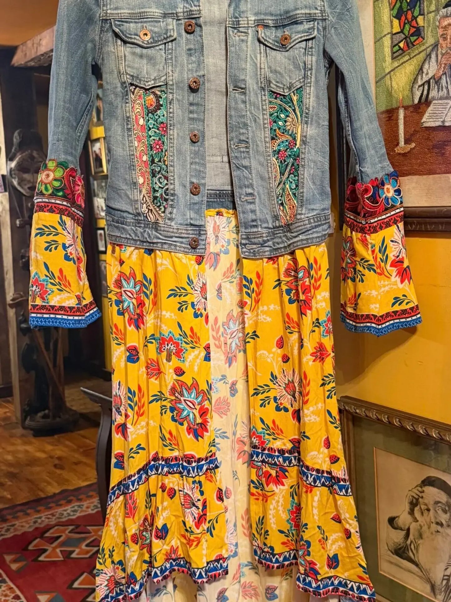 Petite jean coat jacket