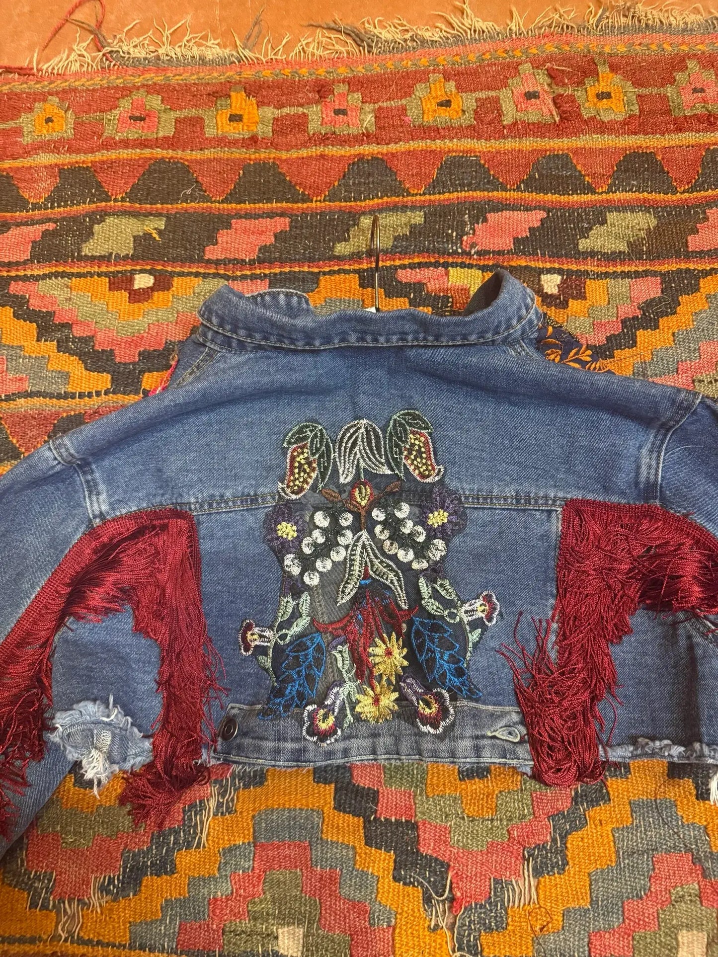 Cropped Jean Jacket Large
