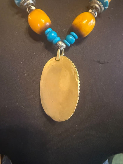 Ethnic African Indian necklace