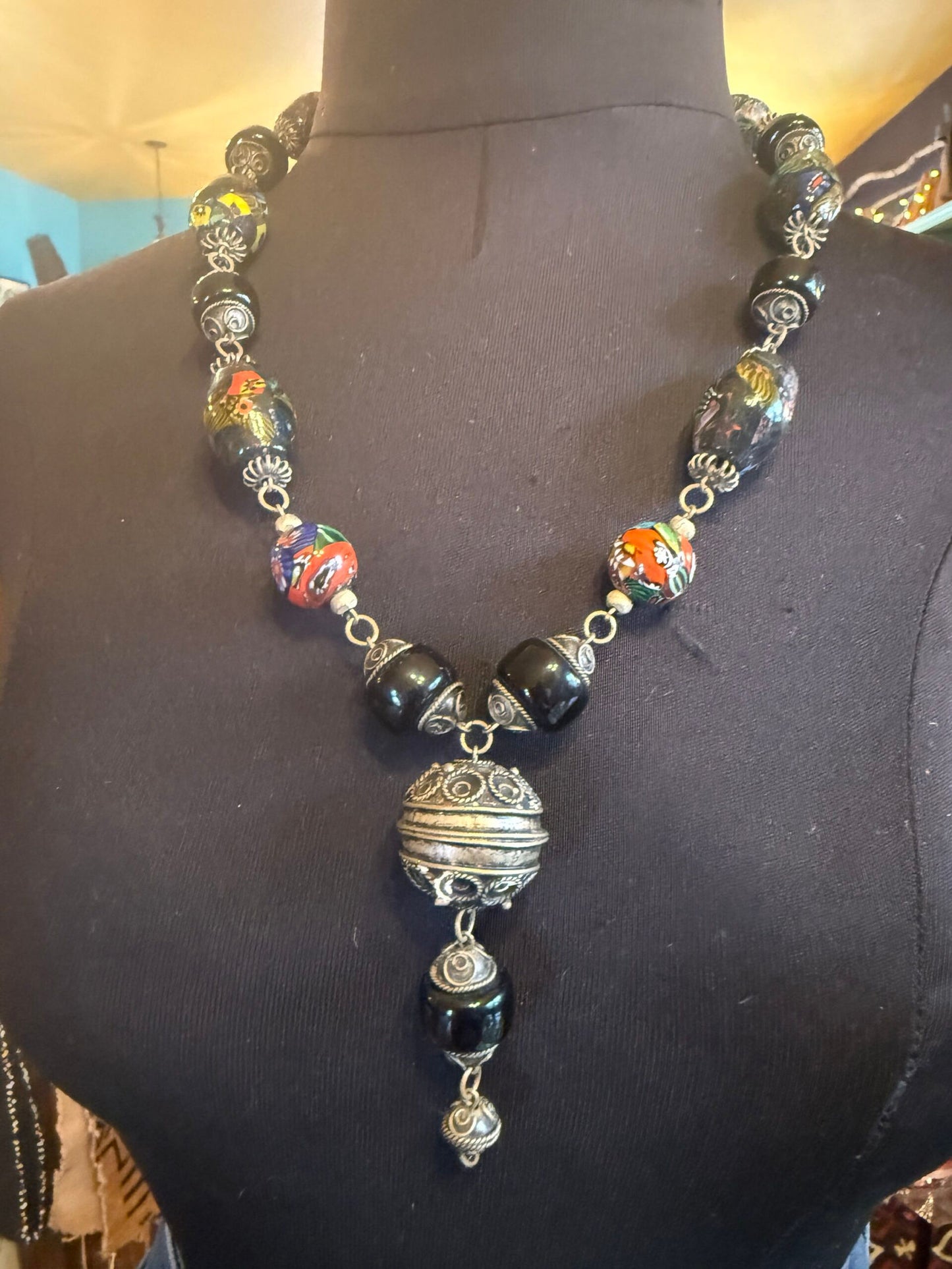Indian Silver Filigree Necklace