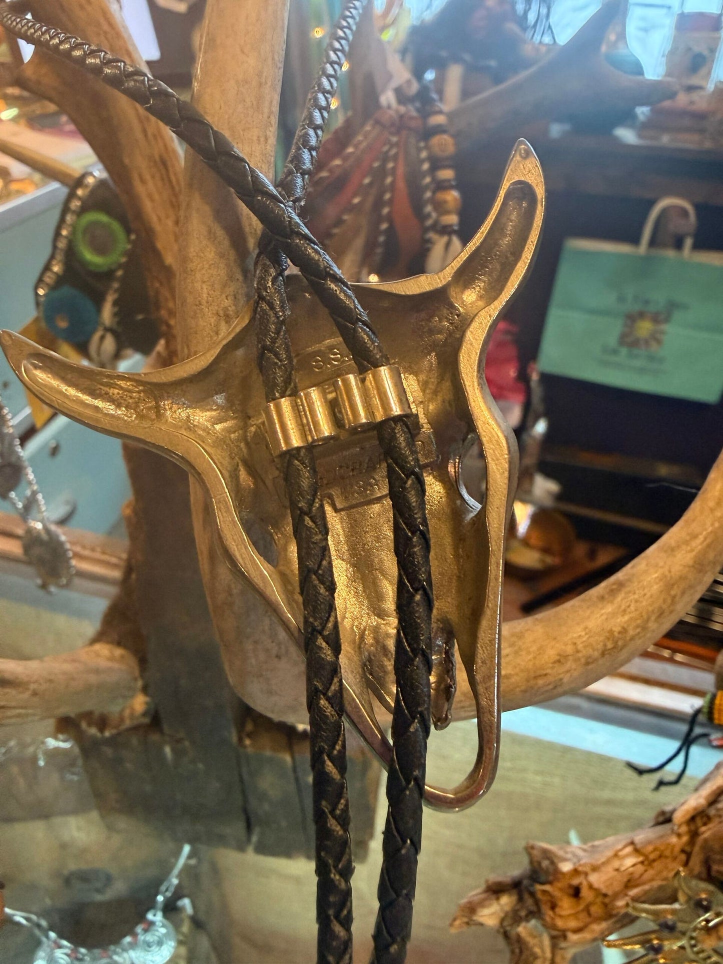 Silver Skull bolo