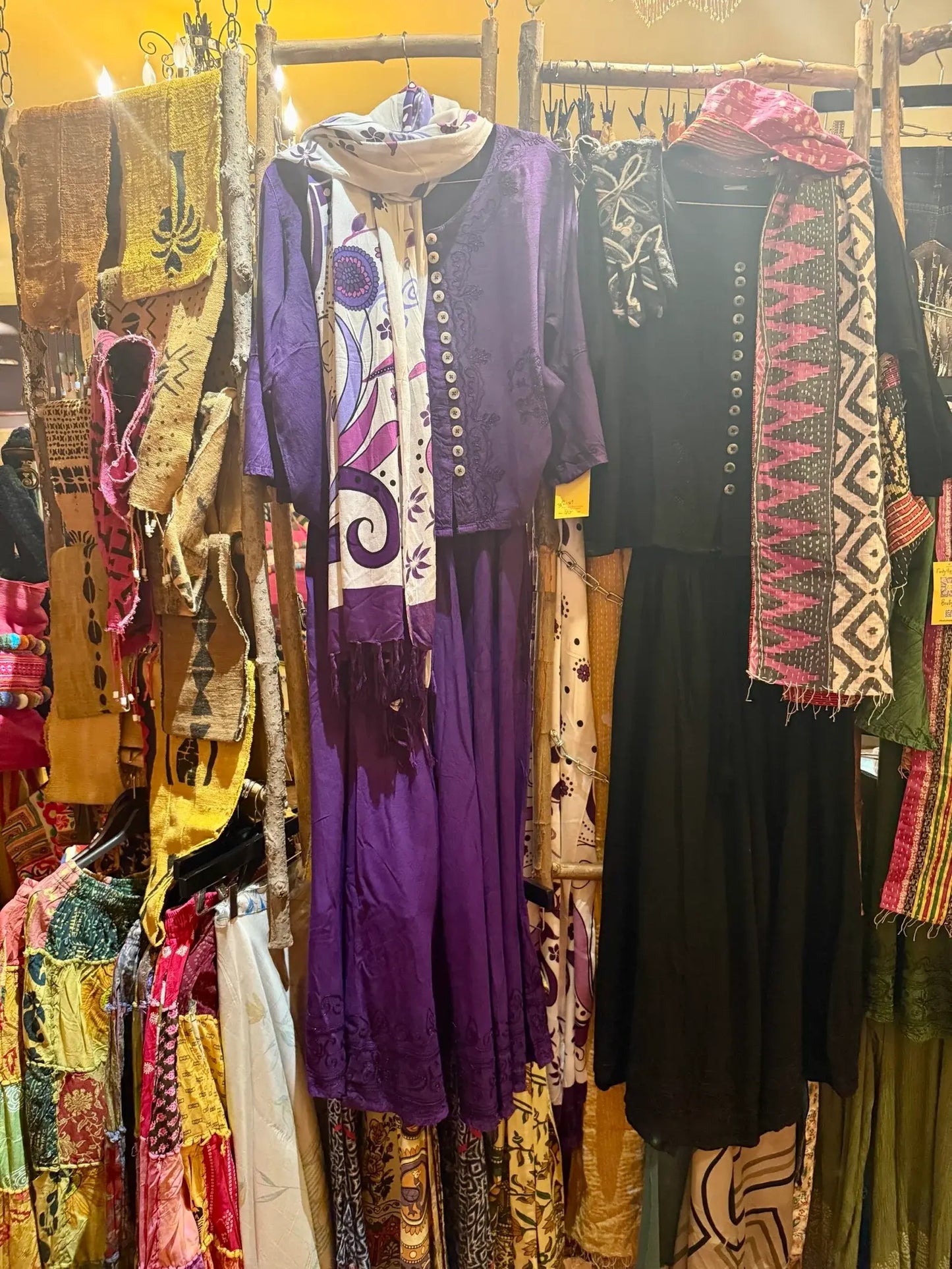 Purple Palazzo pant set