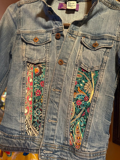 Petite jean coat jacket
