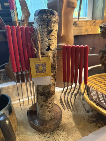 Red Birch Silverware Caddy
