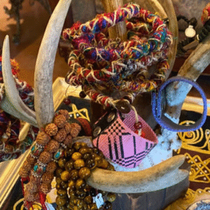 African fabric bracelets
