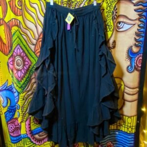Gauze ruffel skirt