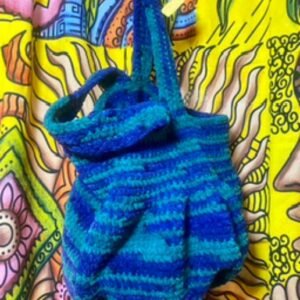 Hand Crocheted bucket bag