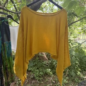 Crocheted crop convertible top