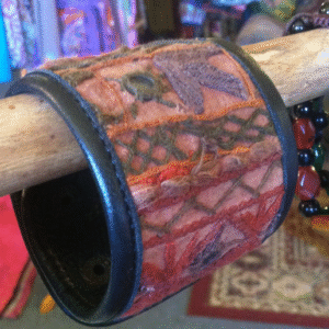 Leather Money Bracelet