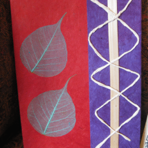 Red, purple large journal