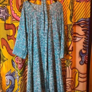 Robins egg blue Hi Lo dress