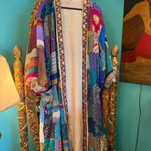 Sari Silk Patch Duster