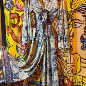 Silk blend palazzo set