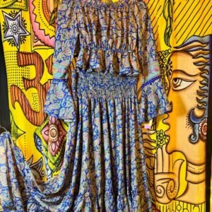 Silk skirt set