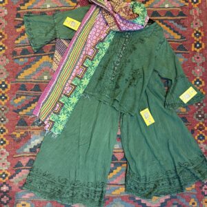 Palazzo pant set green