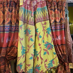 Reversible Kantha pants