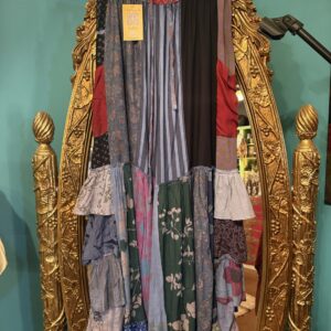 Wide leg ruffle palazzo pant