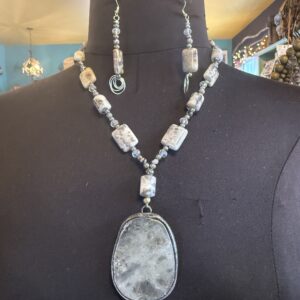 Unique LDJ Necklace and earrings