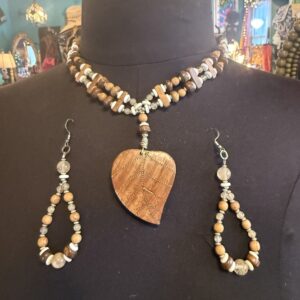 Wooden heart 3 piece set