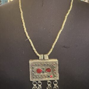 Vintage Kuchi pendant infinity