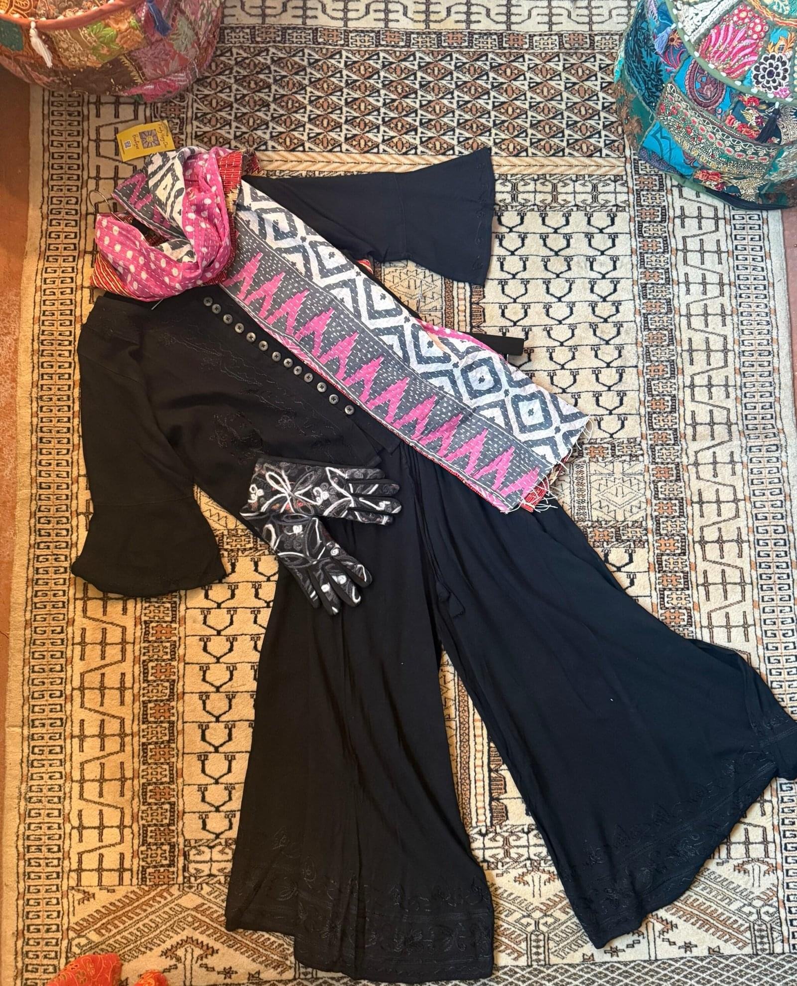 Palazzo pant set green - Image 2